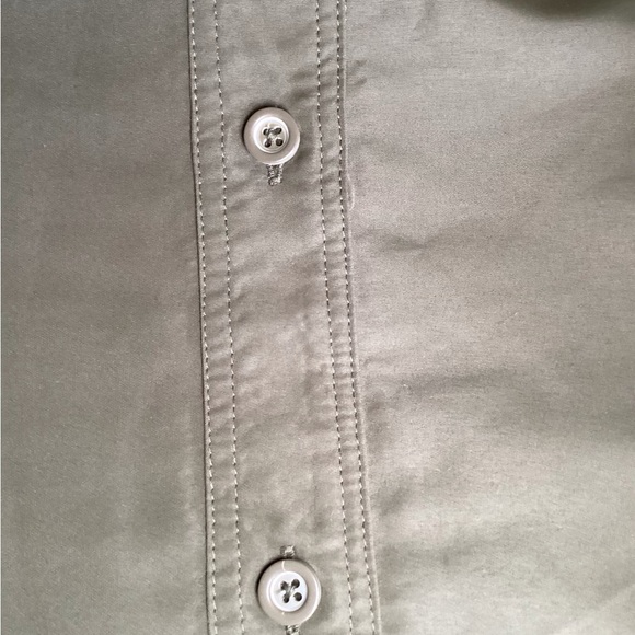 Mens Short/SL Shirt Sz. Lrg  Big/Tall NWOT Dark Green Camping Shirt - Picture 4 of 7